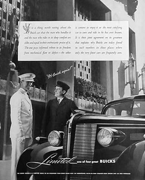 1937 Buick Auto Advertising